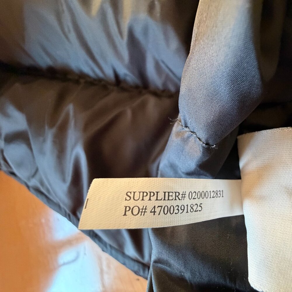 Ralph Lauren Denim & Supply Womens Black Down XL Puffer Jacket Hood warm rare - Picture 9 of 15